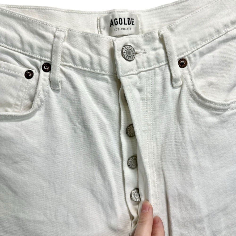 Agolde Riley High Rise Straight Jeans - Picture 5 of 7